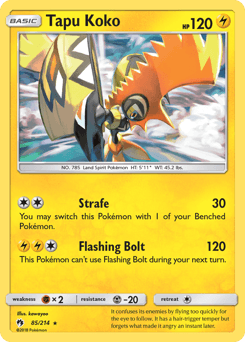 Tapu Koko Lost Thunder card