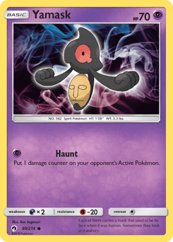 2018 Lost Thunder Yamask #99