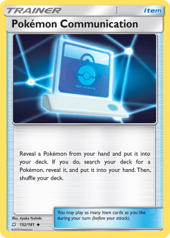 Pokémon Communication Team Up card