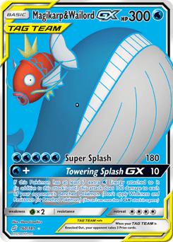 Magikarp & Wailord-GX Team Up card