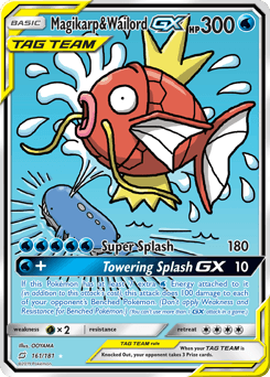 Magikarp & Wailord-GX Team Up card