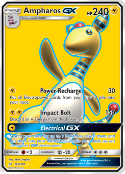 Ampharos-GX Team Up card