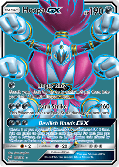 Hoopa-GX Team Up card