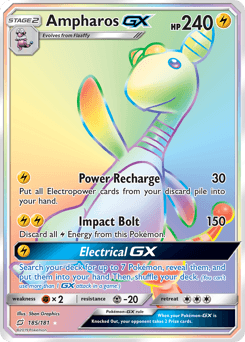 Ampharos-GX Team Up card