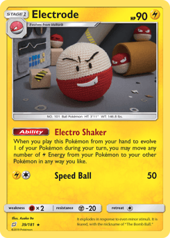 Electrode Team Up card