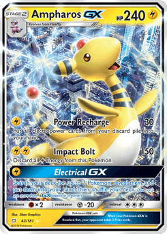 Ampharos-GX Team Up card