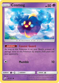 Cosmog Team Up card