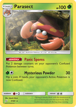 2019 Team Up Parasect #7
