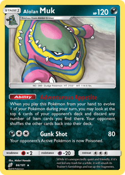Alolan Muk Team Up card