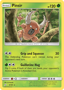 2019 Team Up Pinsir #9