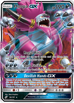 Hoopa-GX Team Up card