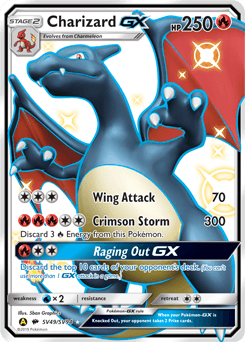 Charizard-GX Hidden Fates Shiny Vault card
