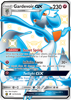 Gardevoir-GX Hidden Fates Shiny Vault card