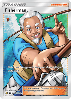 Fisherman Hidden Fates Shiny Vault card