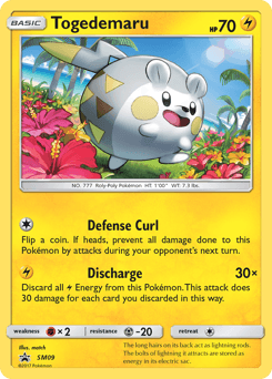 Togedemaru SM Black Star Promos card