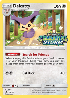 Delcatty SM Black Star Promos card
