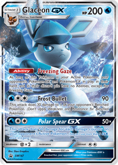Glaceon-GX SM Black Star Promos card