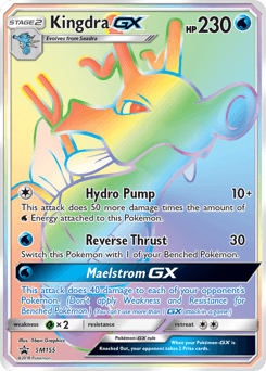 Kingdra-GX SM Black Star Promos card
