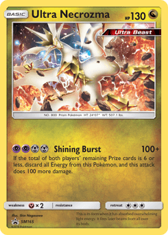 2017 SM Black Star Promos Ultra Necrozma #SM165