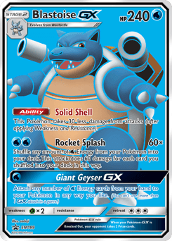 Blastoise-GX SM Black Star Promos card