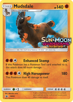 Mudsdale SM Black Star Promos card