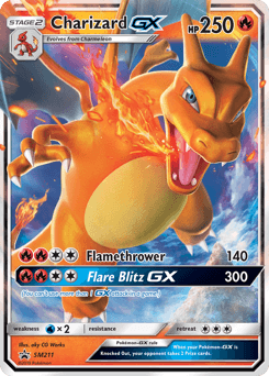 2017 SM Black Star Promos Charizard-GX #SM211