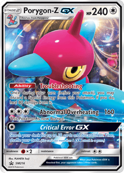 2017 SM Black Star Promos Porygon-Z-GX #SM216