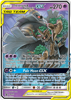 2017 SM Black Star Promos Trevenant & Dusknoir-GX #SM217