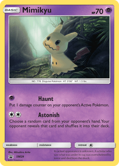 Mimikyu SM Black Star Promos card