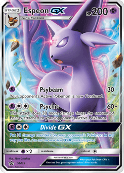 Espeon-GX SM Black Star Promos card