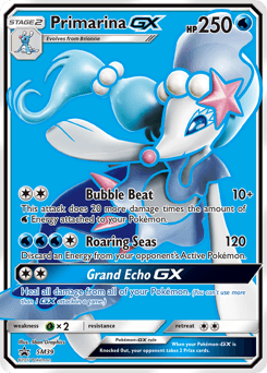 Primarina-GX SM Black Star Promos card