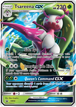 2017 SM Black Star Promos Tsareena-GX #SM56