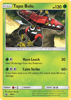 Tapu Bulu SM Black Star Promos card