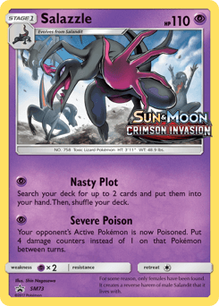 Salazzle SM Black Star Promos card