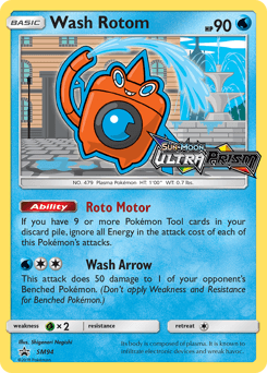 Wash Rotom SM Black Star Promos card