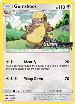 Gumshoos SM Black Star Promos card