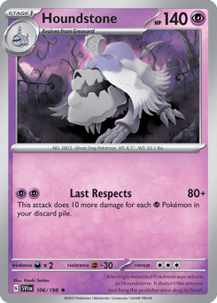 Houndstone Scarlet & Violet card