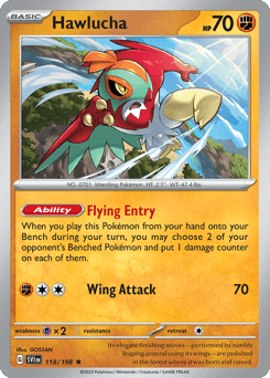 Hawlucha Scarlet & Violet card