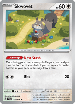 Skwovet Scarlet & Violet card