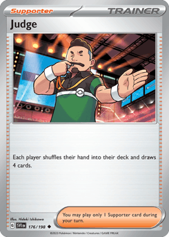 Judge Scarlet & Violet card