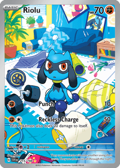 Riolu Scarlet & Violet card