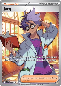 Jacq Scarlet & Violet card