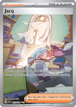 Jacq Scarlet & Violet card