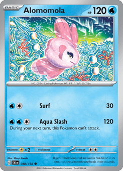 Alomomola Scarlet & Violet card