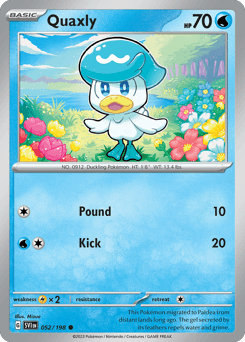 Quaxly Scarlet & Violet card
