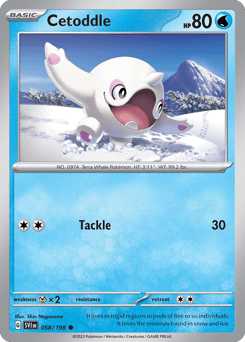 Cetoddle Scarlet & Violet card