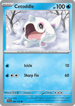 Cetoddle Scarlet & Violet card