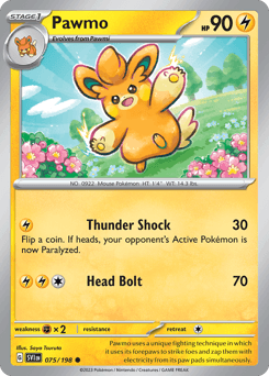 Pawmo Scarlet & Violet card