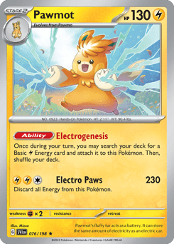 Pawmot Scarlet & Violet card