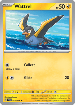 Wattrel Scarlet & Violet card